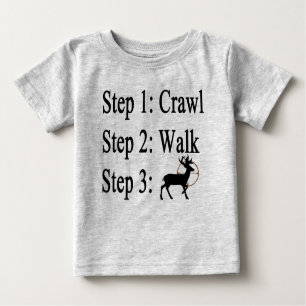 Baby Steps caçando camiseta