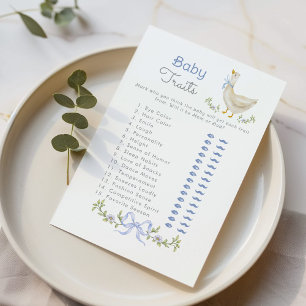 Baby Traits Blue Bobo Goose chá de fraldas game
