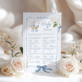 Baby Trivia French Nursery Blue Coquette Carriage