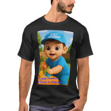 babyJoy Série 7 #VL - Camiseta masculina Snuggle P