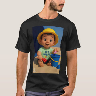 babyJoy Série 9 #3: Abelha Feliz! Camiseta Masculi