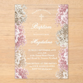 Baby's Breath flowers | baby girl Baptism