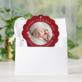 Baby's First Christmas Keepsake Photo