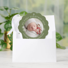 Baby's First Christmas Keepsake Photo