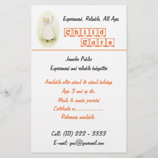 Babysitter Business Flyer