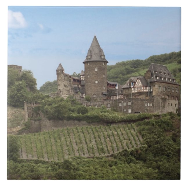 Bacharach, Alemanha, Castelo de Stahleck, Palácio (Frente)
