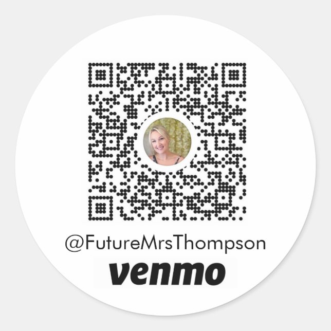 Bachelorette Comprar-lhe um adesivo de Venmo Bebid (Frente)