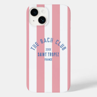 Bachelorette de Bach Club Crest Pink Stripe