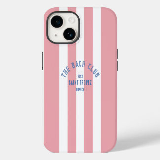 Bachelorette de Bach Club Crest Pink Stripe