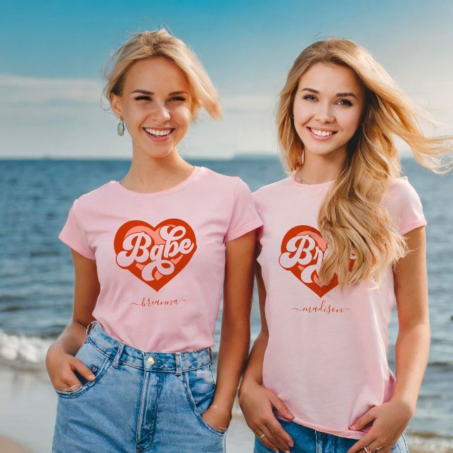 Bachelorette de Camisa T da Noiva Tee Retro (Criador carregado)