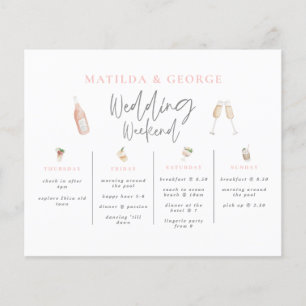 bachelorette de casamento Watercolor