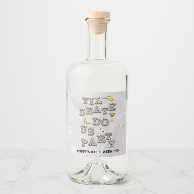 Bachelorette Disco com Glitter legal Tequila (Frente)