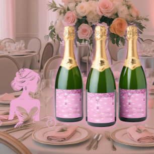 Bachelorette Elegante Rosa Quente