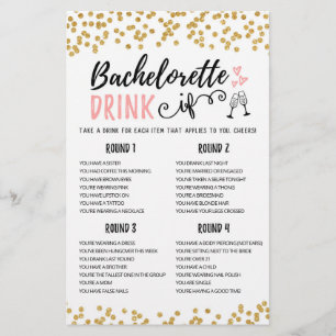 Bachelorette IF personalizado, jogo do Hen Party