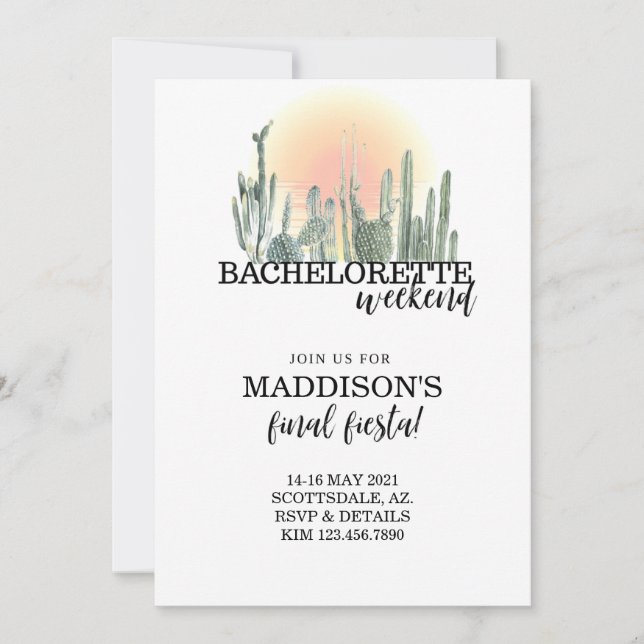 Bachelorette, solteira do deserto, scotsdale bac (Frente)