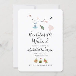 Bachelorette Weekend no Convite para Honolulu Hava