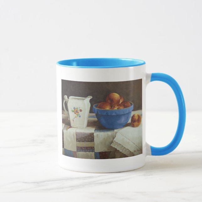 Bacia 6044 de pêssegos & de jarro na caneca da (Direita)