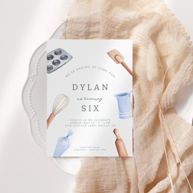 Bacia Infantil de Aniversário | Convite de festas  (Criador carregado)