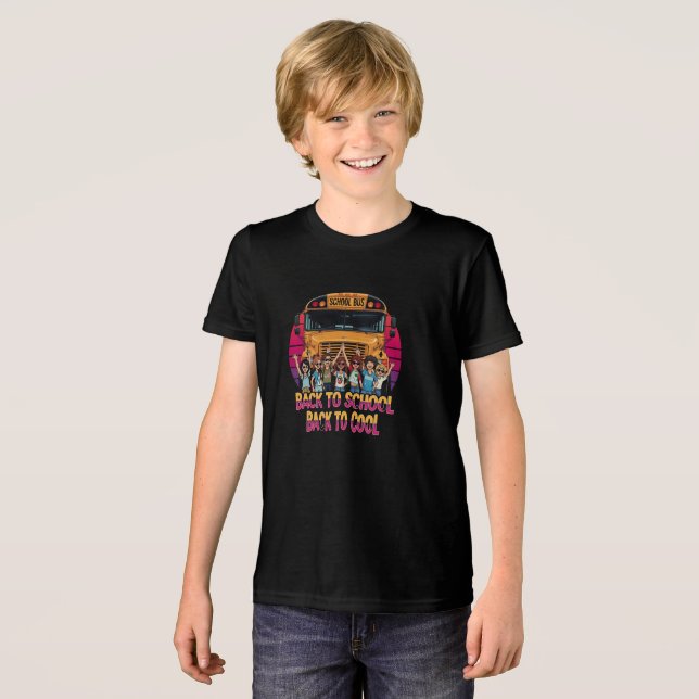Back to School Back to Cool Kids T-Shirt (Frente Completa)
