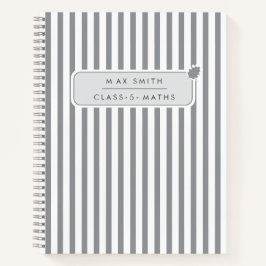 Back to School Days kids custom Spiral Notebook