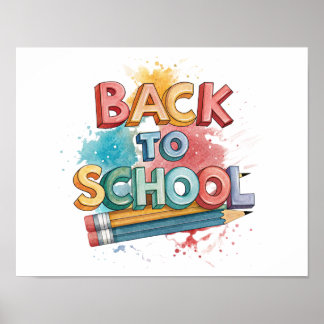 Back to School Printable Poster Sign