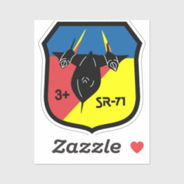 Backbird +3 adesivo quadrado do sistema