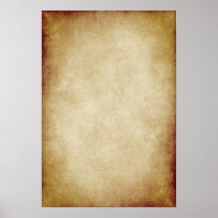 Background Parchment Paper Template Poster