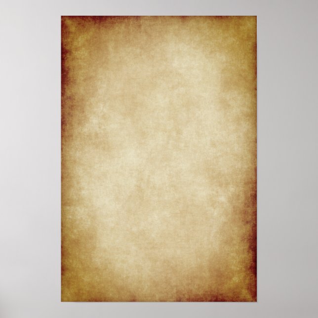 Background Parchment Paper Template Poster (Frente)