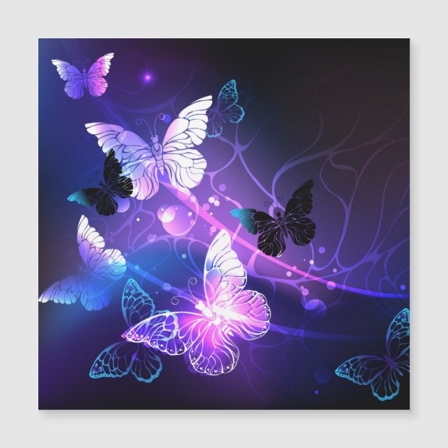 Background with Night Butterflies (Frente)