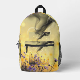 Backpack Floral do Dreamscape Whimsical - Fluxo Ro