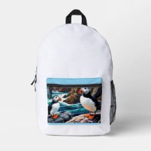 BackPack Islandês de Puffins