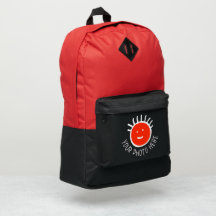 BACKPACK personalizado DE VOLTA À ESCOLA - RED