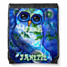 Abstrato azul branco personalizado verde