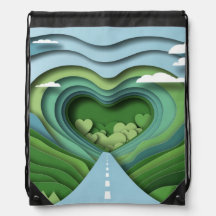 Backpack de Corações de Estrada