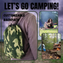 Bag de acampamento | Camo Bag | Padrão de Camuflag
