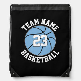 Backpacks Carolina Blue Basball Team Name & Player Number