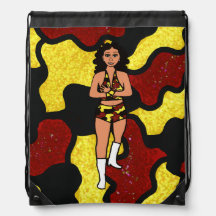 Dançarino Camuflado Vermelho Amarelo #2