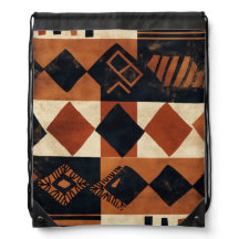 Design vertical com elementos africanos