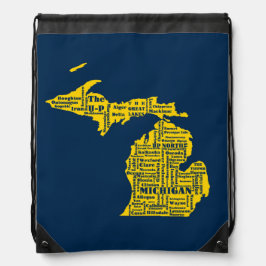 Backpacks Diversão Amarelo e Marinho do Estado Azul das cida