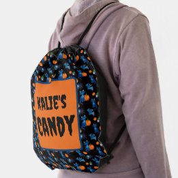 Backpacks Gato Preto Fofo, Aranha, Morcego, Sacola de Doces