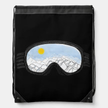 Ilustração do Modo Montanha Ski Goggles