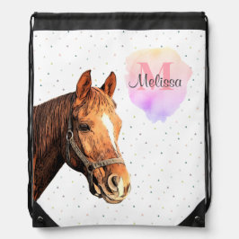 Backpacks Monograma dos estábulos equestres bonito