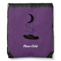 Moon Child Drastring Backpack