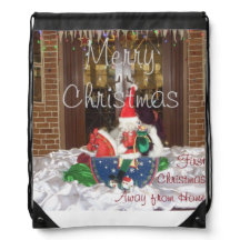 Primeiro Natal longe de casa inspirado na design d