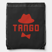 Red Argentgo Tango Fedora Hat e Bowtie