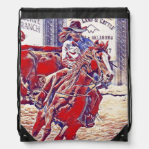 Red White e Blue All American Barrel Racer