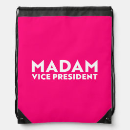 Backpacks Senhora Vice Presidente tipografia moderna rosa-qu