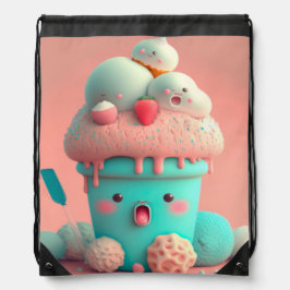 Backpacks Sorvete Kawaii