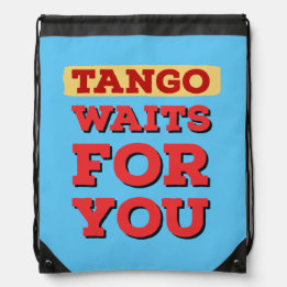 Backpacks Tango argentino espera por suas famosas letras Tan