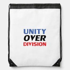 Backpacks "Unity over Division" azul vermelho branco